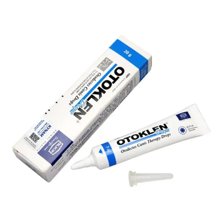 Thuốc nhỏ tai Otoklen hỗ trợ điều trị rận tai và viêm tai cho mèo