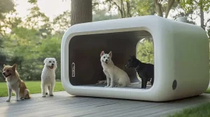 Nhà thông minh cho thú cưng với không gian riêng hiện đại giúp chăm sóc thú cưng hiệu quả hơn