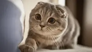 mèo munchkin với đôi chân ngắn